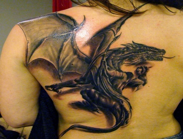 3D Dragon Full Body Tattoo For Women 3D Dragon Full Body Tattoo For Women