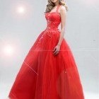 Big Puffy Prom Dresses Red Pictures