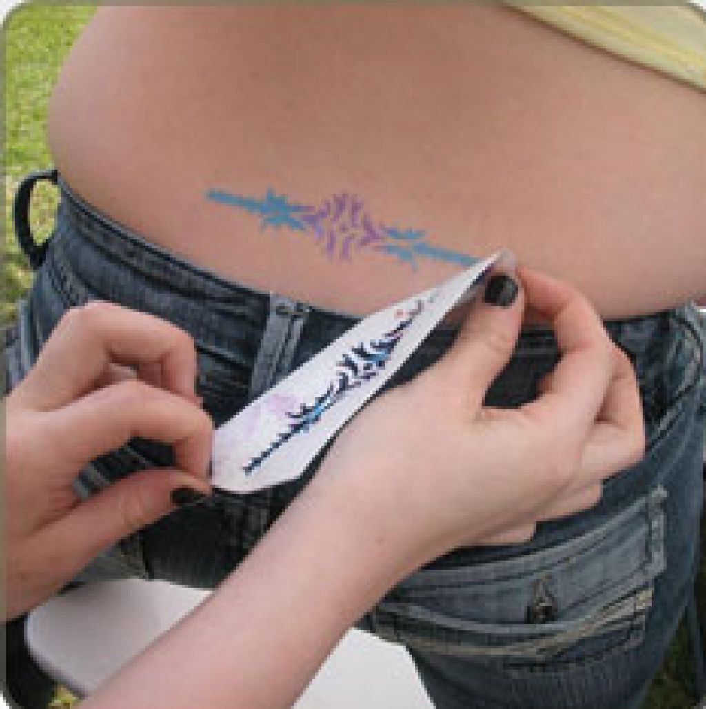 Custom Temporary Tattoo On Back Girls Pictures Custom Temporary Tattoo On Back Girls Pictures
