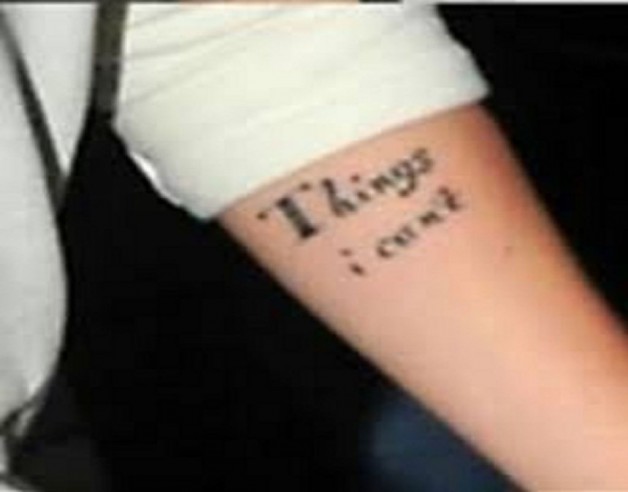 Harry Styles Things I Cant Tattoo On Left Forearm