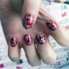 Hello Kitty Nail Designs Short Nails Red Pictures