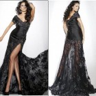 Lace Dinner Gowns Black Pictures