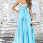 Light Blue Prom Dress Long 2013 Pictures