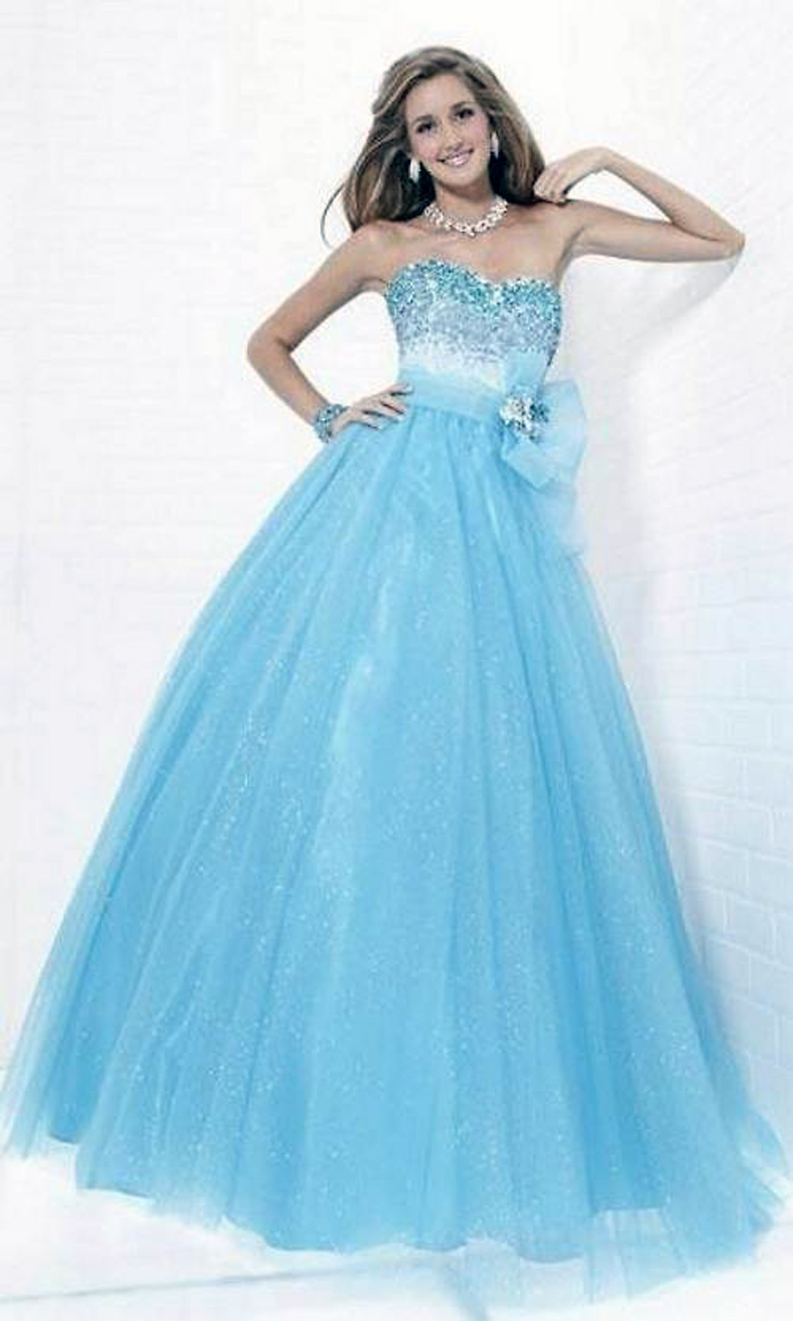 Light Blue Prom Dress Long Option Light Blue Prom Dress Long Option