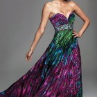Peacock Print Prom Dresses Pictures Peacock Print Prom Dresses Pictures