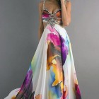 Printed Prom Dress Models Pictures Printed Prom Dress Models Pictures