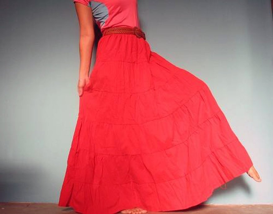 Red Maxi Skirts For Women Red Maxi Skirts For Women