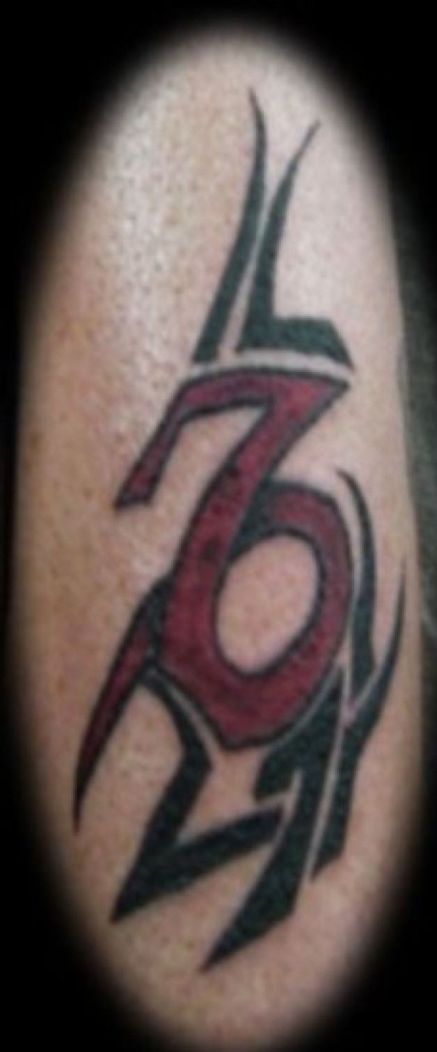 Sign Of Capricorn Tattoo Red Black Sign Of Capricorn Tattoo Red Black