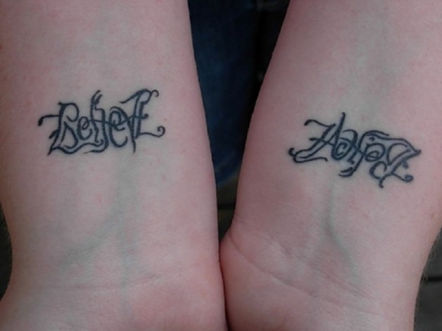 Small Ambigram Word Tattoo Ideas Small Ambigram Word Tattoo Ideas