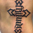 Strength Tattoos With Cross Images Pictures Strength Tattoos With Cross Images Pictures