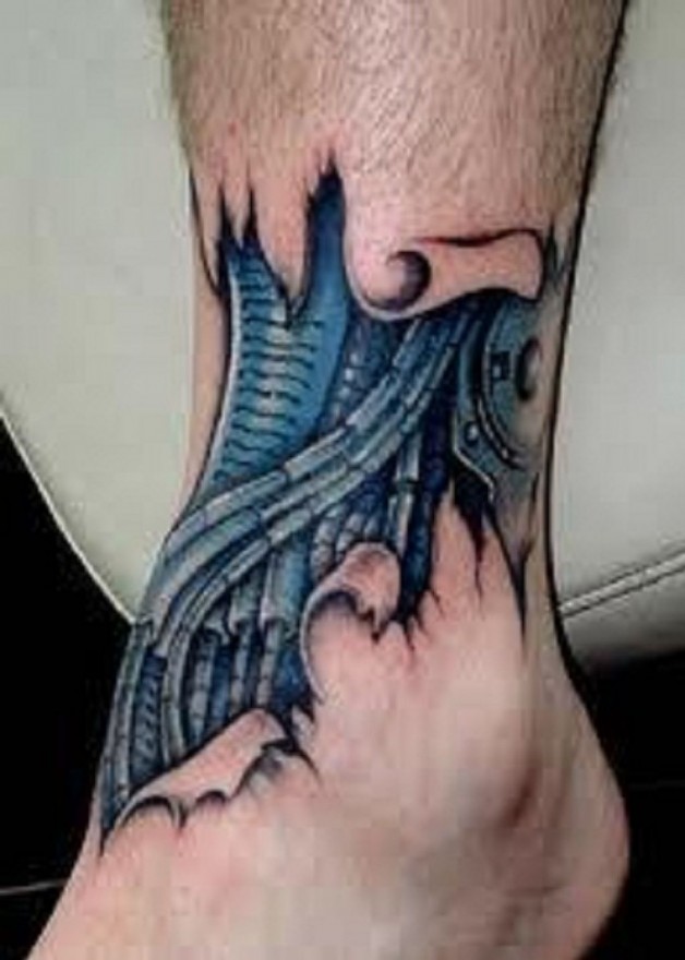Unique Miami Ink Tattoo Design On Ankle Unique Miami Ink Tattoo Design On Ankle