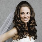 Wedding Hairstyles Curly Down With Veil Pictures