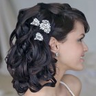 Wedding Hairstyles Shoulder Length Hair Veil Pictures