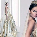 White And Gold Wedding Dresses 2013 Pictures White And Gold Wedding Dresses 2013 Pictures