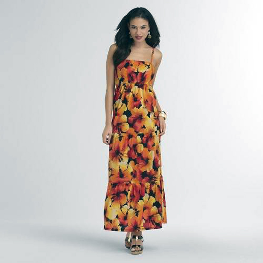 Womens Floral Maxi Dresses Peach Womens Floral Maxi Dresses Peach